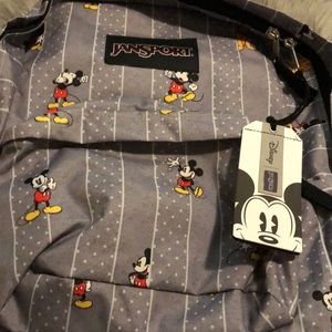 Mickey and Pluto Disney jansport collab backpack